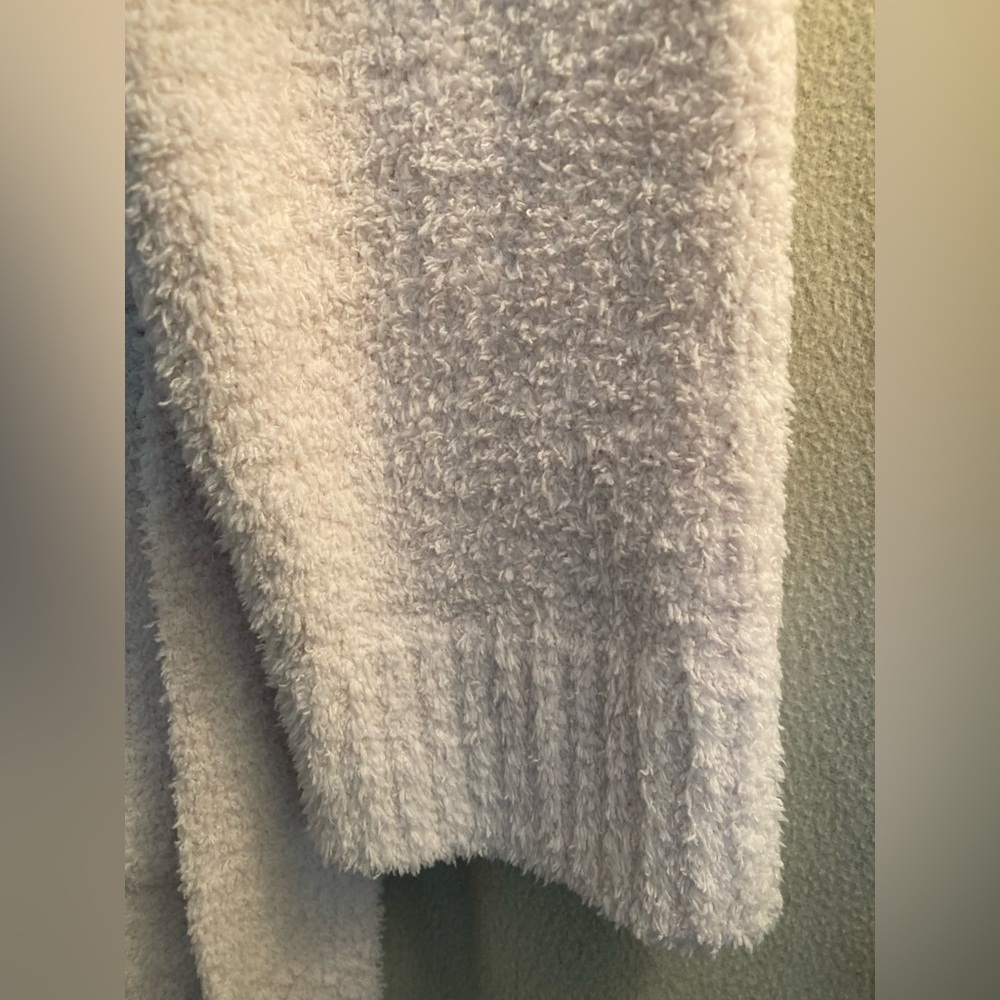 NWT Softies Cream Ultra Soft Belted Cardigan Sweater size L/XL - Picture 4 of 11